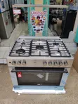 MIKA 90cm x 60cm Standing Cooker, 5 Gas Burners, Electric Oven - 1