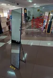 Large Floor Standing Dressing Mirror - Black - 2