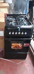 Roch 50x55cm 3+1 Gas/Electric Cooker - Black - 2