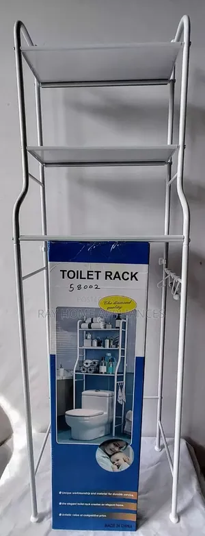 New Design Toilet Rack with Top Stand for Towel
