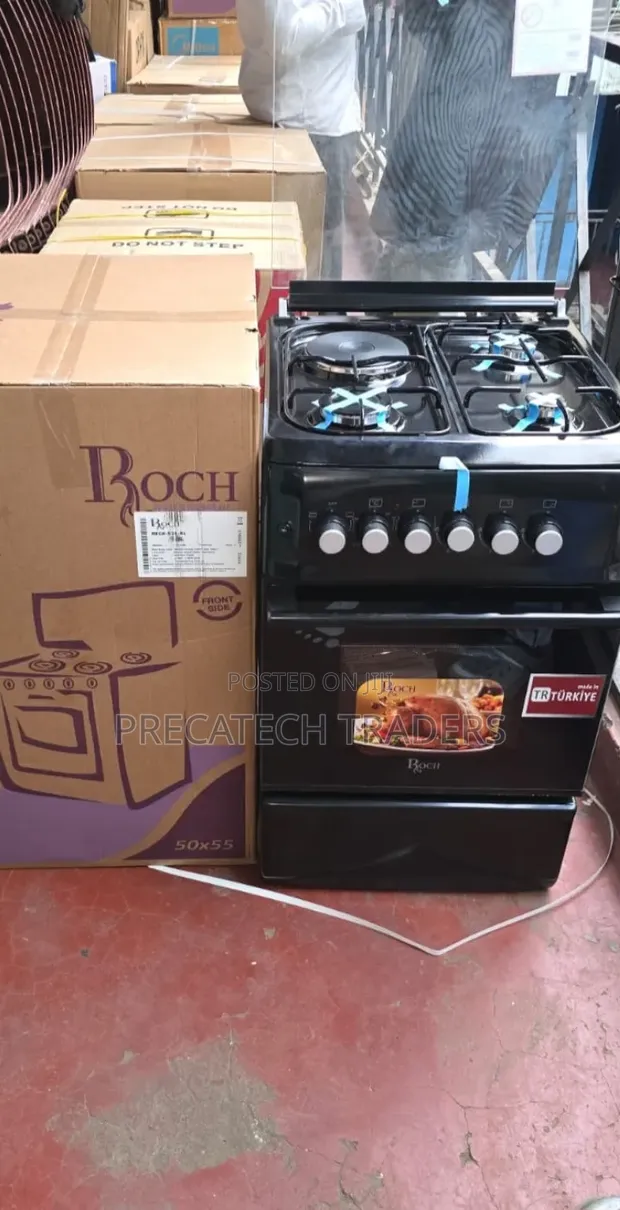 Brand New Turkey Roch 3+1 Cooker 50x55 - Black - 1