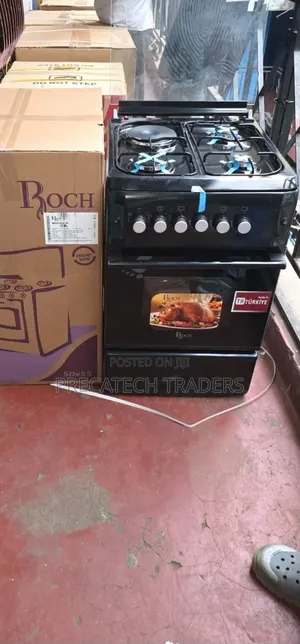 Roch 50x55 Freestanding Cooker - 3 Gas + 1 Electric