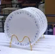 6 Pieces 10.5" Ceramic Plates - 3