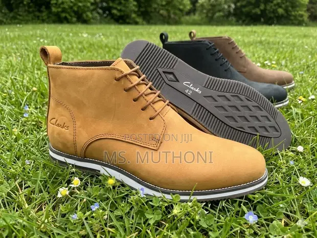 Clarks Wingtip Hybrid Sneaker Boots - Men's Size 40-45 - 1