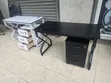 Metallic Frame Office Desk with Pedestal - 2
