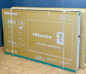 Hisense 55" QLED Q6QKEN 4K UHD TV Bila Fremu