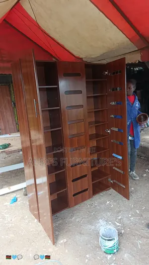 Ideal Three Doors Wooden Shoe Rack