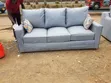 3-Seater + 2-Seater Grey Fabric Sofa Set - 1