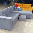Brand New 5-Seater L-Shaped Grey Sectional Sofa - 3