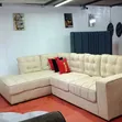 Ideal 5-Seater L-Shaped Cream Sectional Sofa - 2