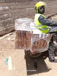 50 Jozi za Rafu ya Viatu ya Pallet Inayokunjwa - Nyeupe & Kahawia - 3
