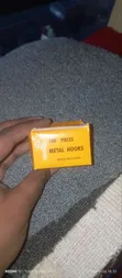 100 Pieces Box Metallic Curtain Hooks - 2