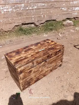 Deep Wooden Pallet Storage Box