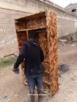3x6 Brown Pallet Wardrobe - 5