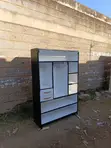 4x6 Wooden Wardrobe - Black & White - 3