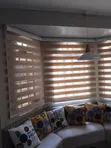 Quality Bay Window Horizontal Roller Blinds for Living Room & Kitchen - 1
