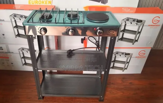 Eurochef Deluxe Gas Stove (EC-6073 2+1) - 1