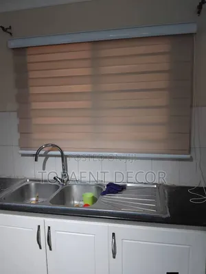 Horizontal Roller Blinds for Kitchen Window
