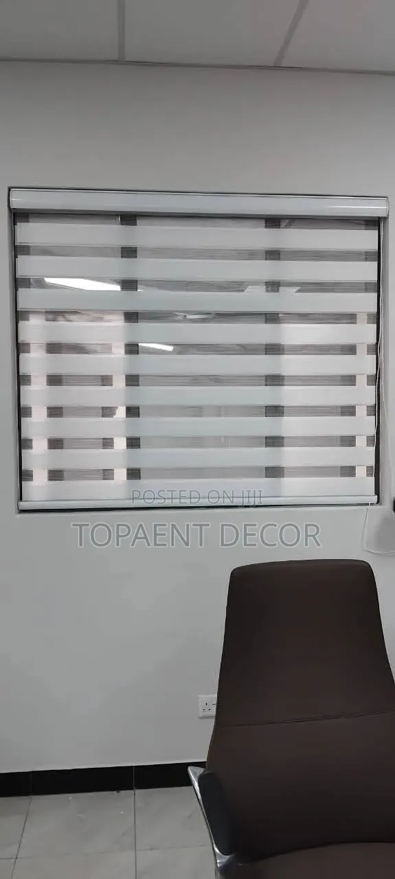 White Premium Horizontal Roller Window Blinds - 1