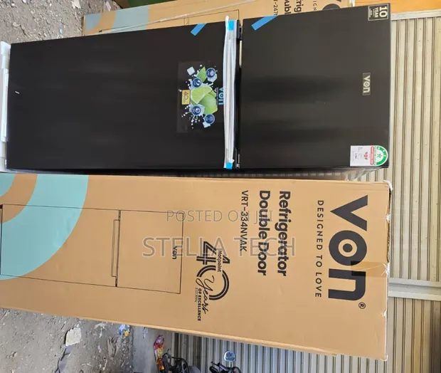 Von 334 Litres No Frost Double Door Refrigerator - 1