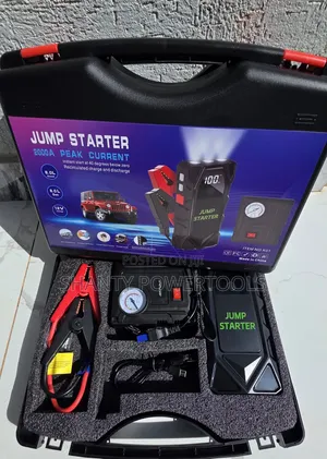 2000A Peak Portable Car Jump Starter Kit with Air Compressor