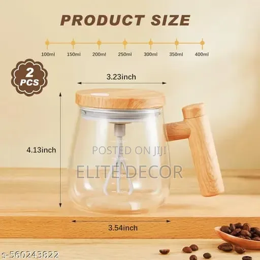 Kikombe cha Kujichanganya cha Kiotomatiki cha 400ml - 1
