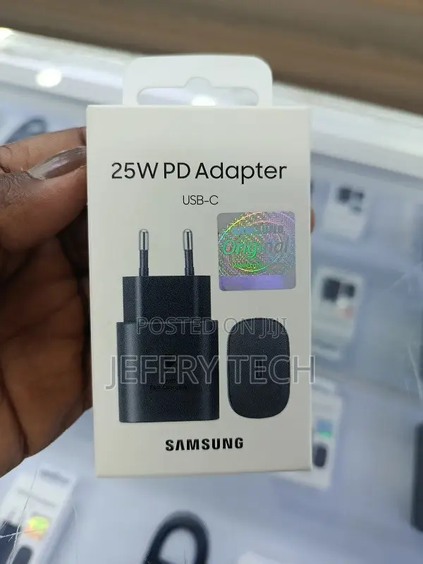 Samsung 25W Fast Charger Adapter - USB Type-C - Black - 1
