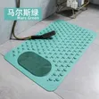 60cm Anti-Slip Bathroom Mat with Foot Scrub Pad - 2