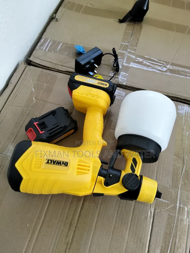 Dewalt 88V Cordless Spray Gun Machine na Betri 2 - 1