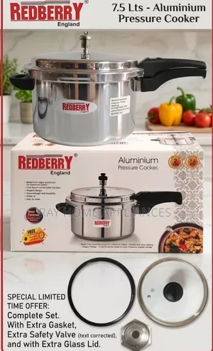 7.5L Aluminium Pressure Cooker ya Mwongozo