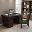 Executive Home Office Desk 120cm Natural Mahogany - 3