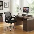 Clerical Fabric Office Chair - Black - 1