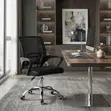 Clerical Fabric Office Chair - Black - 4