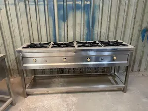 Brand New 4 Burner Stainless Steel Gas Cooker