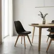 Eames Style Mid Back Dining Chairs (Black) - 3