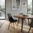Eames Style Mid Back Dining Chairs (Black) - 5
