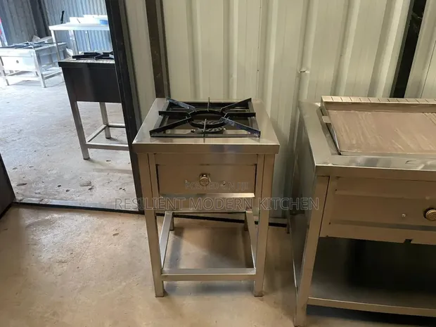 Commercial Stainless Steel Single Gas Cooker - 1