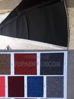 4mm Delta Black Wall-to-Wall Carpet for Office/Stage