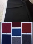 4mm Delta Black Wall-to-Wall Carpet for Office/Stage - 2