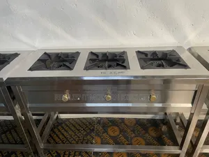 3 Burner Gas Cooker - Stainless Steel