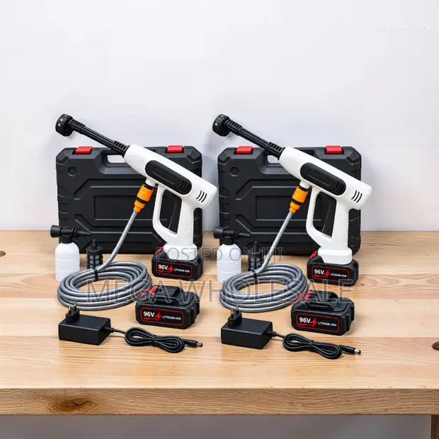 Portable High-Pressure Cordless Car Washer Gun - 1