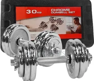 30kg Chrome Dumbbells with Case