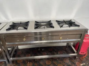 3-Burner Stainless Steel Gas Cooker