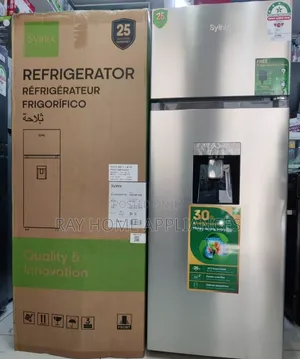 Brand New Syinix 257L Double Door Refrigerator with Water Dispenser