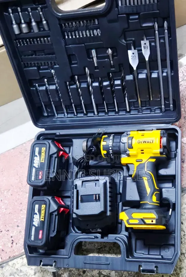 96V Dewalt Brushless Cordless Drill with Impact Function - 1