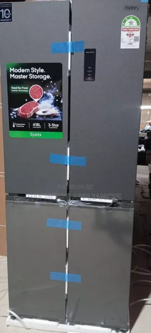 Syinix 421L Glass Four Door Refrigerator