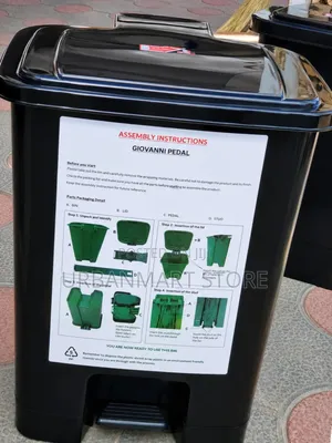 Kenpoly 50L Pedal Bin - Durable Hygiene Waste Bin