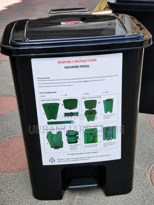 50 Litre Kenpoly Pedal Bin - Brand New