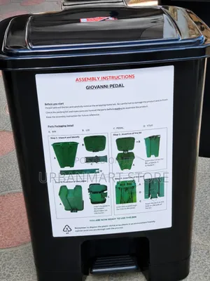 Kenpoly 50L Pedal Waste Bin - Hygiene Enhancer