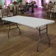 Space-Saving Foldable Table for Outdoor Events - 4